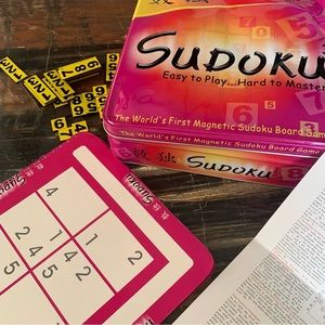 SALE!! Sudoku magnetic travel tin